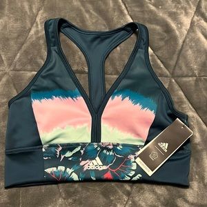 Adidas navy blue sports bra